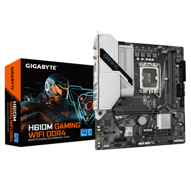 GIGABYTE Matična ploča H610M Gaming Wi-Fi DDR4, Intel H610, Micro-ATX, s. 1700