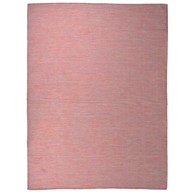 Vanjski tepih ravnog tkanja 120 x 170 cm crveni