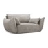 MAZZINI SOFAS Svijetlo siva fotelja Vanda, 128x110x85 cm