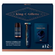GILLETTE Poklon set King C. uz bežični trimer, losion 100 ml, ručnik