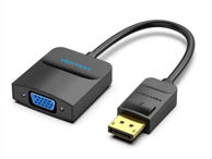 VENTION Adapter HBFBB, DP na VGA, 0.15 m, crni