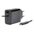 MOBILIZE kućni punjač, 15 W, USB i USB-C, crni
