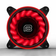 BIT FORCE Ventilator za PC SPECTRUM, 15 LED, crveni