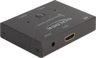 DELOCK Razdjelnik, HDMI 2-1 switch, 8K 60Hz