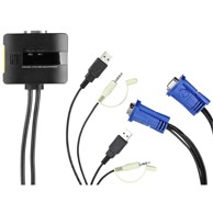 LEVEL ONE Audio kabel KVM-0223 2 Port USB