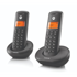 MOTOROLA DECT telefon E202 Duo, crni