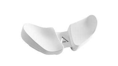 DELTAHUB Ergonomski oslonac za zglob Carpio 2.0, lijevi, L, bijeli