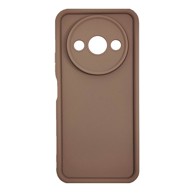 MAXMOBILE Maska za Xiaomi Redmi A3 Silicone Candy smeđa