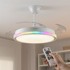 INNOVAGOODS Stropni ventilator s RGB LED svjetlom i sklopivim lopaticama