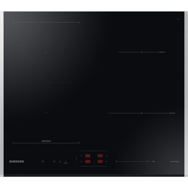 SAMSUNG Ugradbena indukcijska ploča NZ64B5046JK, 60 cm, 4 zone, crna