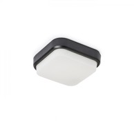 RENDL Montažna lampa, Taris SQ 17, 230V, LED 8W, IP54, 3000K, crna