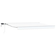 Ručni okvir tende s LED-ima 4.5 x 3.5 m, bijeli