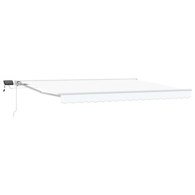 Ručni okvir tende s LED-ima 4.5 x 3.5 m, bijeli