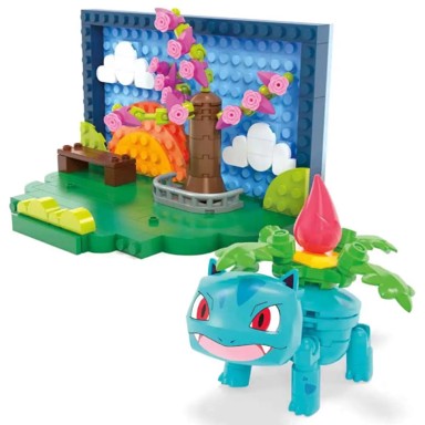 Pokemon Mega Construx set Park Scene Building, 10 cm