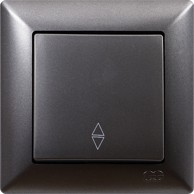 Prekidač podžbukni sklopka visage tamno siva izmjenična 10A-250V