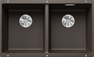 BLANCO Sudoper Subline 350/350-U InFino, Silgranit, kava