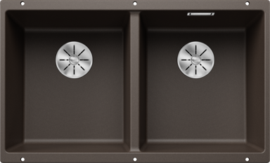 BLANCO Sudoper Subline 350/350-U InFino, Silgranit, kava