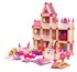 Drvena kućica za igru MEGA, 268 elemenata, roza