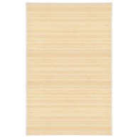 Tepih od bambusa 100 x 160 cm prirodna boja
