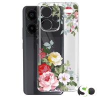 HQ Silikonska maskica za Honor 200 Lite Prozirna Flowers #4