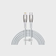 BASEUS Kabel tip C za Apple, Lightning, 8-pin, 20 W, CADH000102, 2 m, bijeli