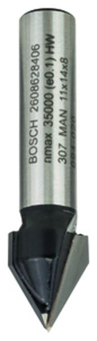 BOSCH Glodalo za V-utore Standard for Wood, 2 oštrice