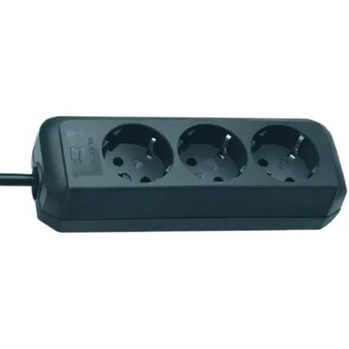 BRENNENSTUHL Produžni kabel Eco, 3 utičnice, crna