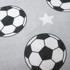CATHERINE LANSFIELD Flanelska dječja plahta za krevet za jednu osobu 90x190 cm Football Stars
