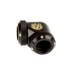 BITSPOWER Kutni adapter 90° Multi-Link, 12 mm AD na 12 mm AD, Hardtube, mat crna