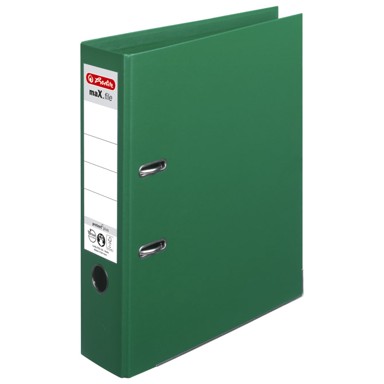 HERLITZ Registrator A4 Max.file, široki, samostojeći, zeleni