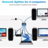 Gigabitni Ethernet LAN razdjelnik 1-na-4 RJ45