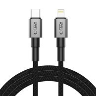 TECH-PROTECT Kabel USB-C Lightning 27W 2m, siva  