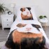 JERRY FABRICS Pamučna dječja posteljina za krevet za jednu osobu 140x200 cm Guinea Pig bijela