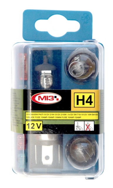 MI3 Žaruljice H4 KIT