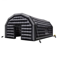 VEVOR Naduvni noćni klub, 9 x 6 x 4 m, crni