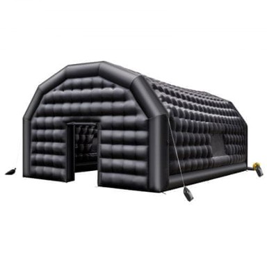 VEVOR Naduvni noćni klub, 9 x 6 x 4 m, crni