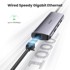 UGREEN Docking stanica s Gigabit ethernetom, USB-C, 5u1