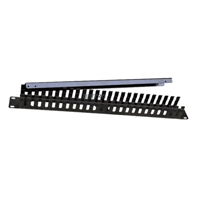 STABILE Nosač kabela, UK 1U 19'', crni