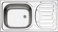 SINK SOLUTION Sudoper A Line 76x43,5 cm, lux 1x, inox