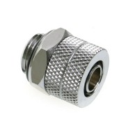 BITSPOWER Ravna spojnica, G1/4 inča AG na 10/8 mm, II, sjajno srebrna 