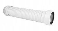 DIAMOND Odvodna cijev za WC 110 mm fleksibilna 540 mm, bijela