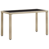 Vrtni stol od poliratana 123x60x74 cm, bež