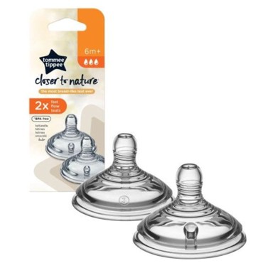 TOMMEE TIPPEE Zamjenske dude za bočicu s velikim otvorom