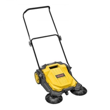VEVOR Ručno gurana metla za pod, širina 650 mm, spremnik 18,9 l, žuta