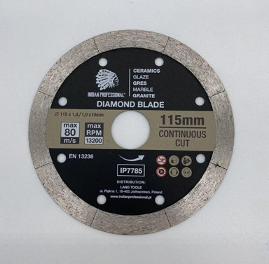 Dijamantni kontinuirani disk CUT, 115 x 1,6 x 22,2 mm