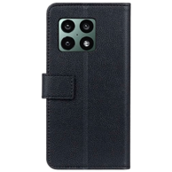 JUST IN CASE Preklopna maskica od umjetne kože za OnePlus 10 Pro, crna
