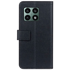 JUST IN CASE Preklopna maskica od umjetne kože za OnePlus 10 Pro, crna