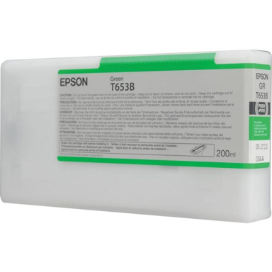 EPSON Tinta T653B, zelena, 200 ml, originalna