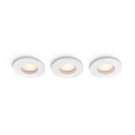 PHILIPS HUE ugradbeni LED downlight Adore 3XGU10, bijeli