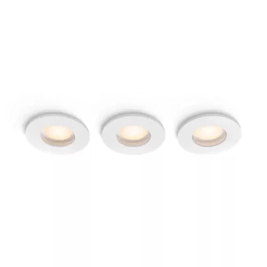 PHILIPS HUE ugradbeni LED downlight Adore 3XGU10, bijeli